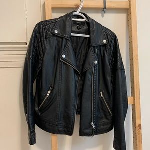 Faux Leather Jacket